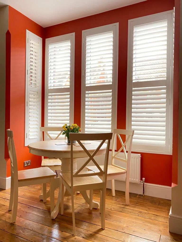 Dining room shutters installed in York