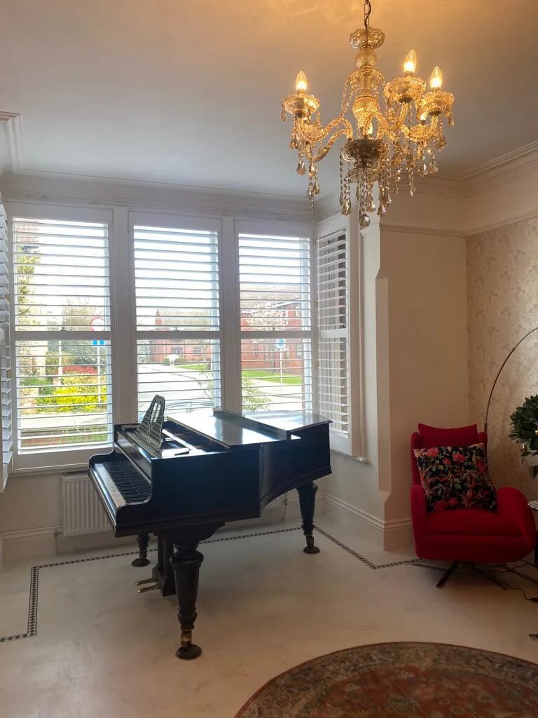 Music room shutters installed in York